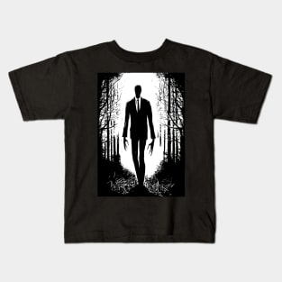 Slenderman 01 Kids T-Shirt